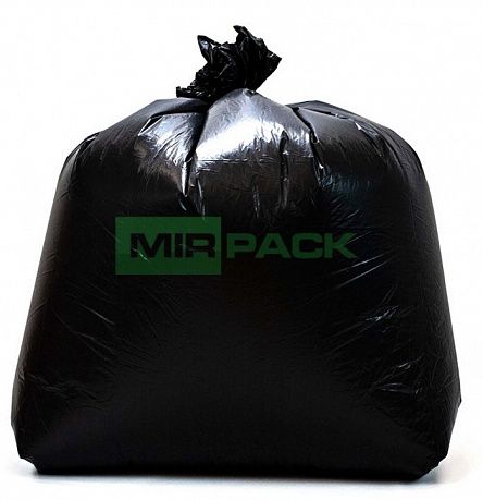 Мешки мусорные 480 литров, 50 мкм, ПВД черные - Вид 1