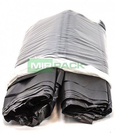 Мешки для мусора 120 л, 80 мкм, ПВД, 100 шт. черные,  2х слойные - Вид 3